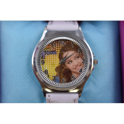 103 - Three Boxed Girl's Hannah Montana Quartz Watches