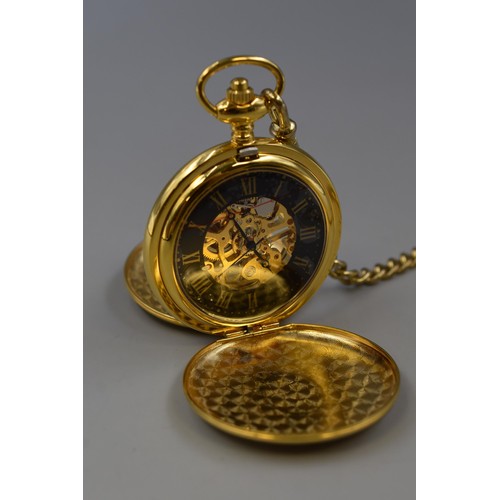 106 - Mechanical Movement Pocket Watch with Chain