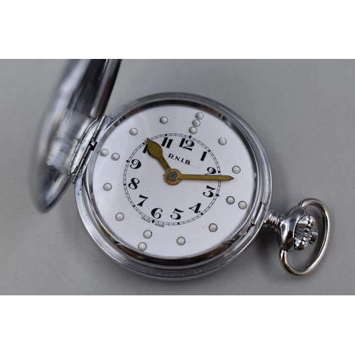 107 - RNIB Brail Mechanical Pocket Watch (Working)