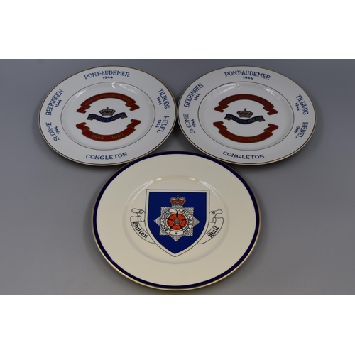 364 - Lancashire Constabulary and Dutch Regimental Military Plates