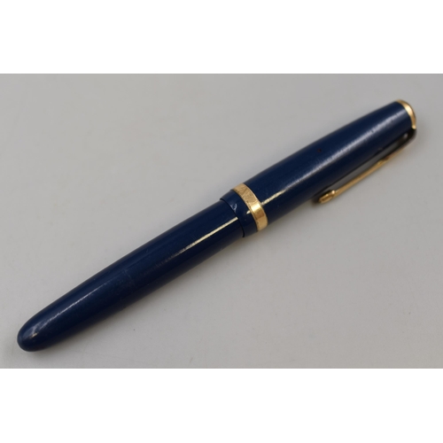 259 - A Vintage Parker Duofold Fountain Pen With 14ct Gold Nib