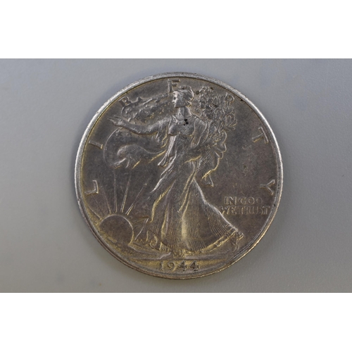 137 - A 1944 Silver USA Half Dollar