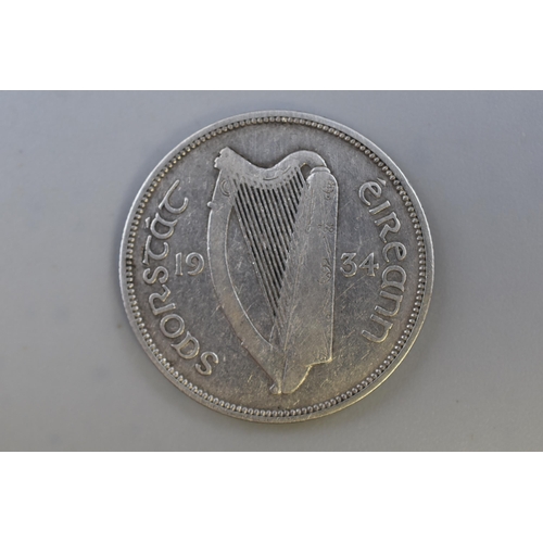 139 - A 1934 Silver Irish Florin