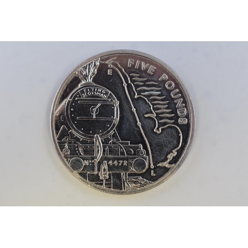 147 - A 2004 Jersey Flying Scotsman Commemorative £5 Coin