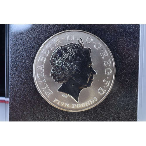 163 - A 2004 Entente Cordiale Commemorative Proof £5 Coin, With Presentation Case and COA