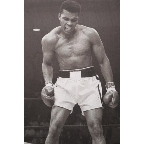 415 - Canvas Print Depicting the Iconic Muhamad Ali V Sonny Liston, First Minute, First Round Knock Out Fi... 