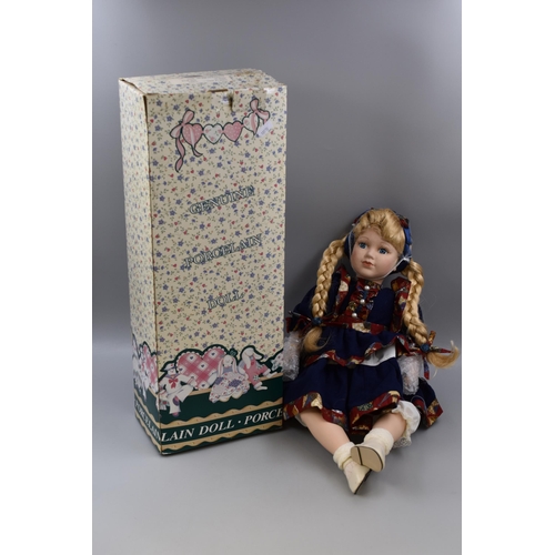 419 - Nadia porcelain doll (D289 Blue, 20