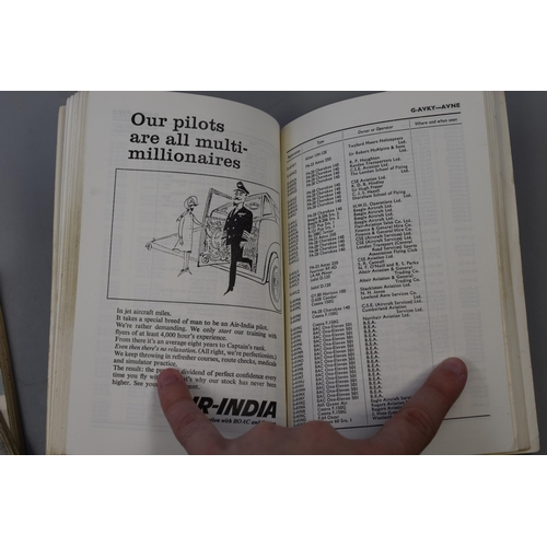 434 - Four Civil Aircraft Markings Catalogues (1971, 1968, 1967, And 1961), Triumph Acclaim Manual, And Du... 