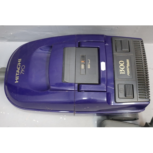 733 - Hitachi 790 1300 power house vacuum cleaner (working when tested)