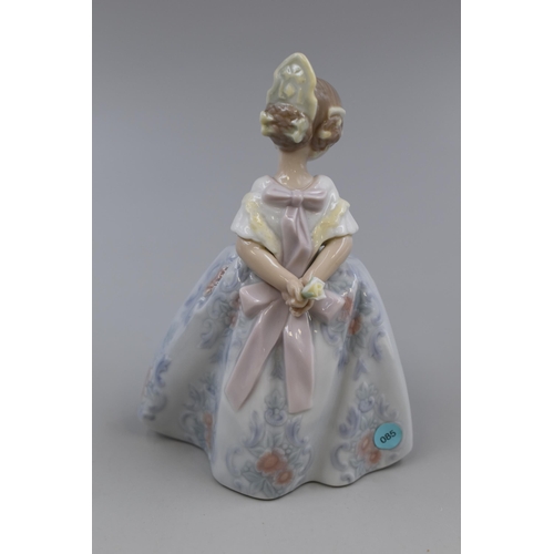 266 - Lladro Pepita Girl Porcelain Figurine Model 05374, Valencianita Triste, Retired Lladro Figurine Comp... 