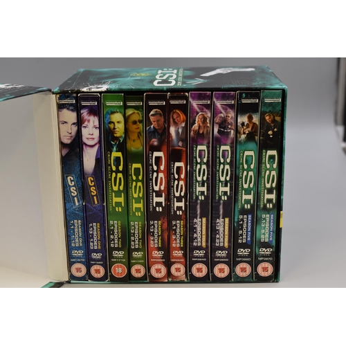 497 - Boxed Set of CSI Crime Scene Investigation (Seasons 1-5 Episodes 1.1-5.25) containing thirty boxed D... 