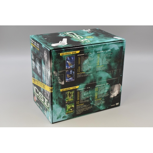 497 - Boxed Set of CSI Crime Scene Investigation (Seasons 1-5 Episodes 1.1-5.25) containing thirty boxed D... 