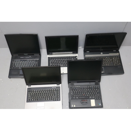 535 - Selection of Laptops Including IBM ThinkPad A22m 2628, Advent, Toshiba EQUIUM M50-216 and More (All ... 