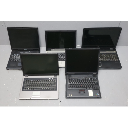 535 - Selection of Laptops Including IBM ThinkPad A22m 2628, Advent, Toshiba EQUIUM M50-216 and More (All ... 