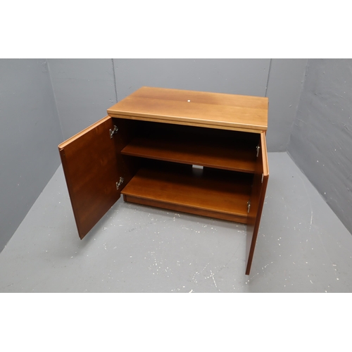 543 - A Retro Tapley 33 Teak Two Piece Modular Sideboard Unit (Six Doors, One Drawer) With Connectors, And... 