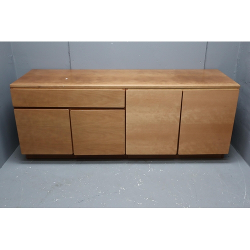 543 - A Retro Tapley 33 Teak Two Piece Modular Sideboard Unit (Six Doors, One Drawer) With Connectors, And... 