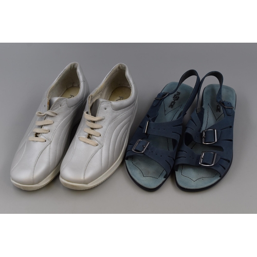 673 - Two Pairs of Size Five Rohde Shoes