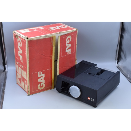 681 - GAF Slide Projector Complete with Box