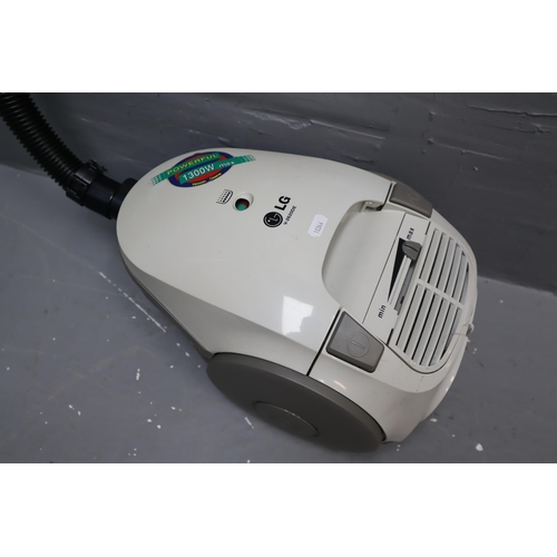 736 - LG V-2620DE 1300w vacuum cleaner (working when tested)