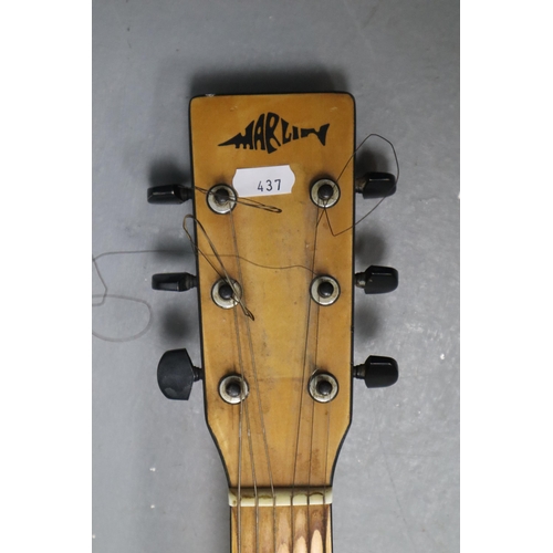 463 - A Marlin ML-Seagull Acoustic Guitar in Cream