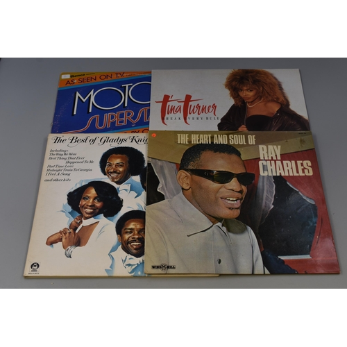 482 - A Selection of Twenty Mowtown/Soul/R&B LP's. To Include Drifters, Gladys Knight, Ray Charles, Ch... 