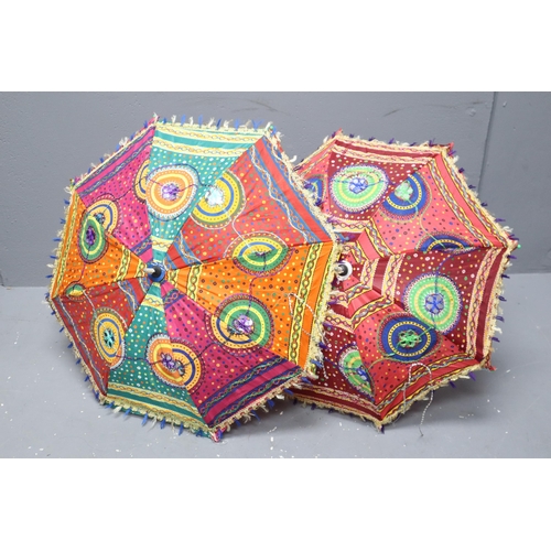 487 - Two Boho Parasols