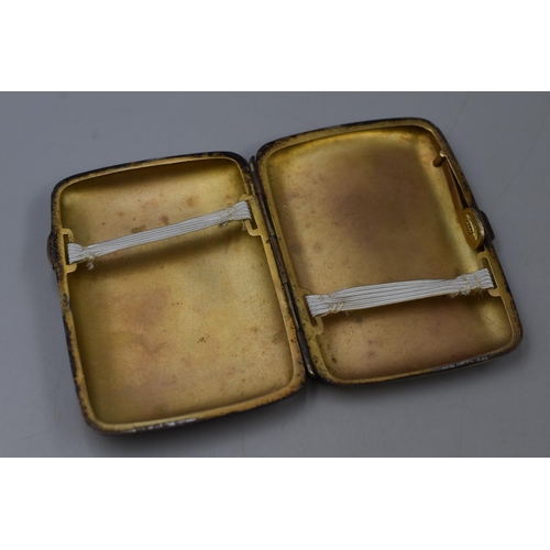 44 - Silver Plated Cigarette Case and Silver Plated Finger Purse