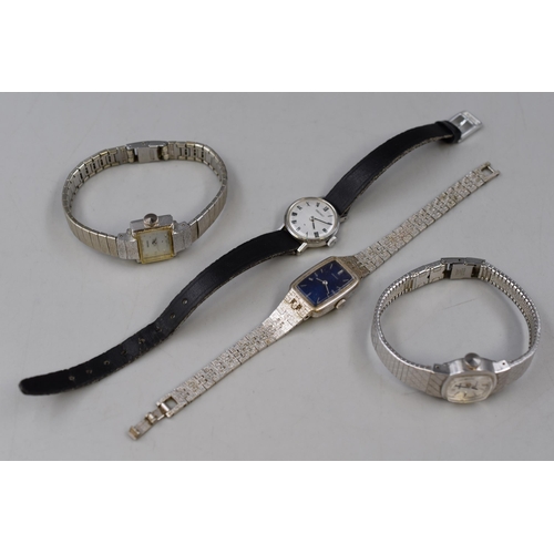 144 - Four Ladies Mechanical Seiko Watches