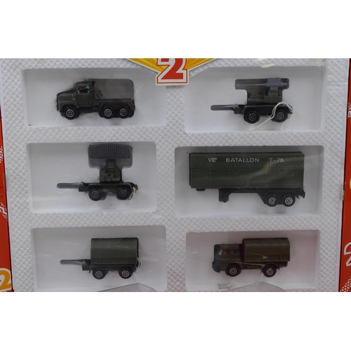 513 - Collection of Die-Cast Military Vehicles To Include 'Complet 2, Six Piece Box Set by Tuitoy and Two ... 