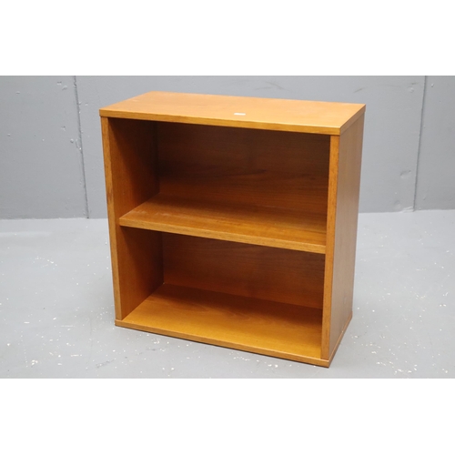 515 - A Teak Wall Hanging Shelving Unit, Approx 10.5