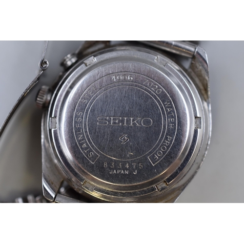 156 - Seiko Bellmatic Alarm 27 Jewels Day / Date (40067020) Gents Watch (Working)