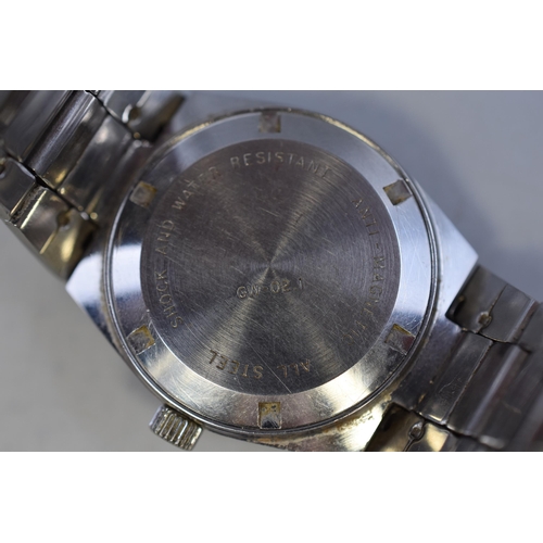 161 - Imado TV 21 Jewels Automatic Day / Date (GW-02.1) Gents Watch (Working)