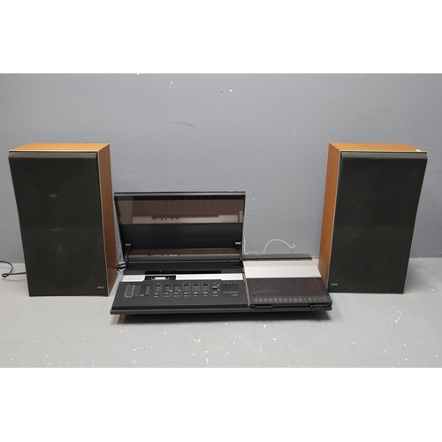 532 - Mid Century High End Bang & Olufsen Beocenter 2100 Cassette Radio Unit Complete with a Pair of B... 