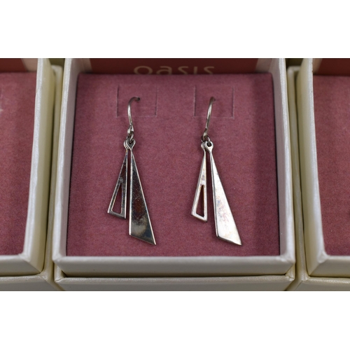 86 - Three Pairs of Silver 925, Dangly Earrings Complete in Presentation Boxes