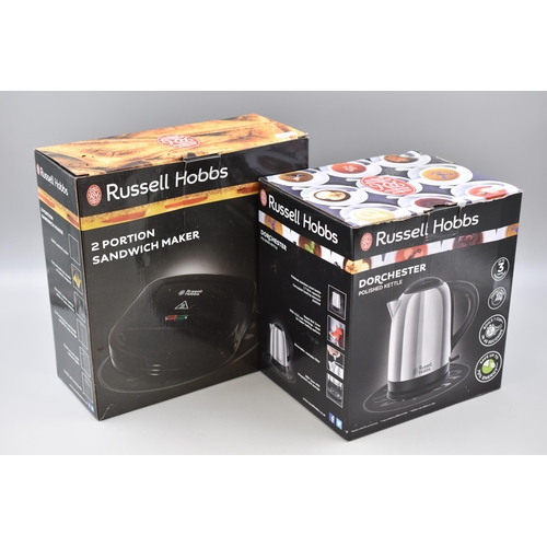 543 - Two Brand New Boxed Electrical Items to include Russell Hobbs Dorchester Kettle and a Russell Hobbs ... 