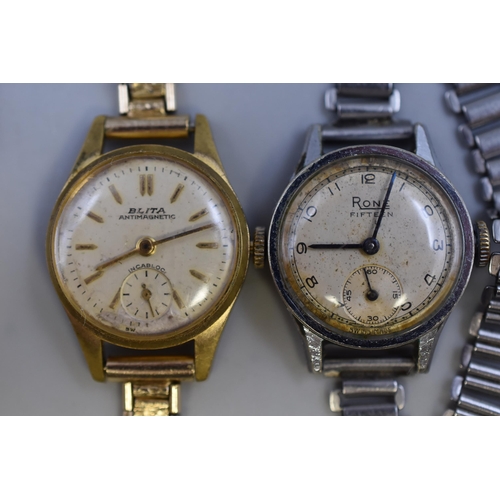 94 - Two Vintage Ladies Mechanical Watches (Rone and Blita)