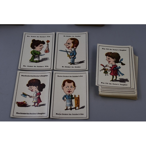 184 - Collection of Early Vintage Playing Cards to include Happy Families, Old Maid, French For Fun and ot... 