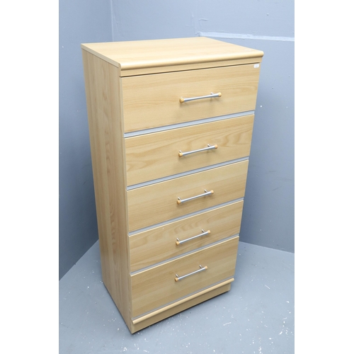 571 - Modern Chest Of Drawers, 5 Drawers (3' 7