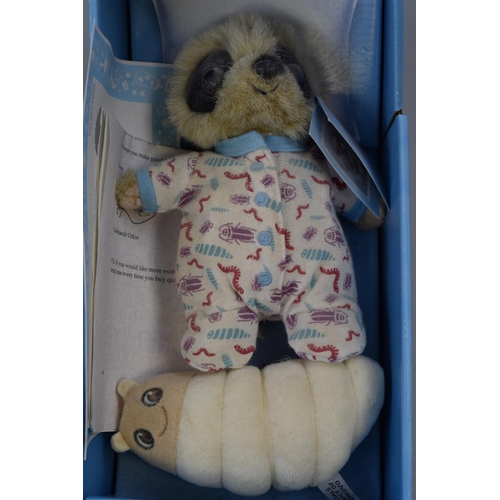 735 - Three Compare The Meerkat Boxed Soft Collectables To Include Yakov, Oleg, And Anaya As Elsa From Fro... 