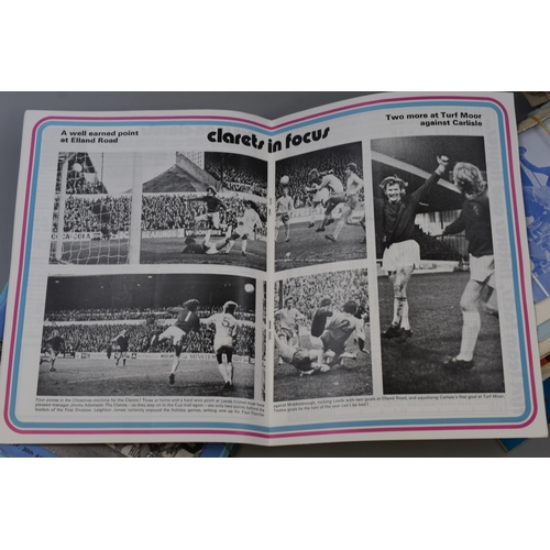 737 - Collection of Burnley FC Football Programmes dating from 1951 to 1963 and 1975 together with a Mixed... 