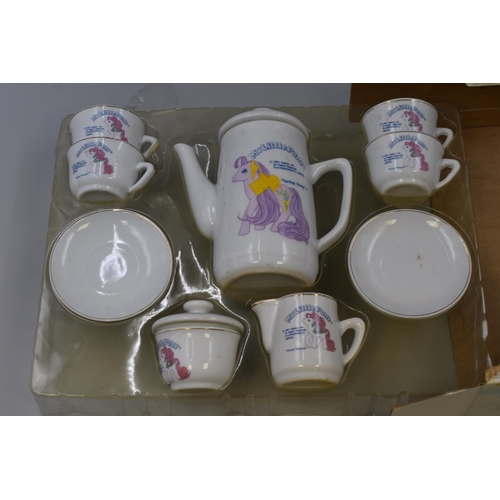 740 - Selection Including Vintage Tom & Jerry and My Little Pony Pottery Tea Sets (As Found)