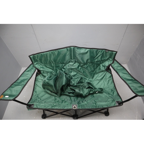 433 - Folding Double Seater Camping Chair