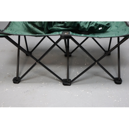 433 - Folding Double Seater Camping Chair