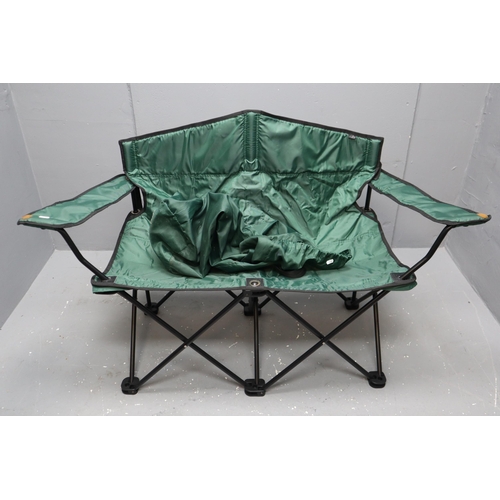 433 - Folding Double Seater Camping Chair