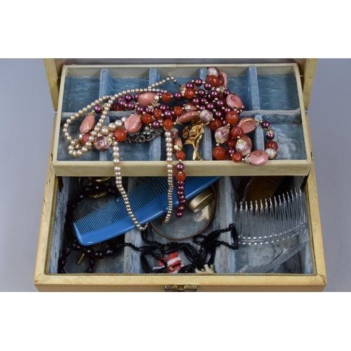 453 - Jewellery Box with Some Contents