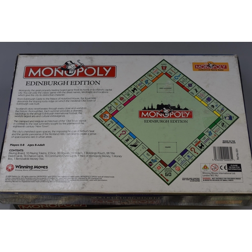 769 - Two Monopoly Games, Edinburgh and Cheaters Edition, Both Appear Complete