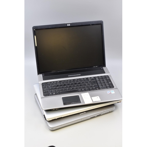 774 - *Spares & Repairs* Two Sony Vaio laptops (one has no screen), HP Compaq 6820s, Fujitsu Siemens l... 