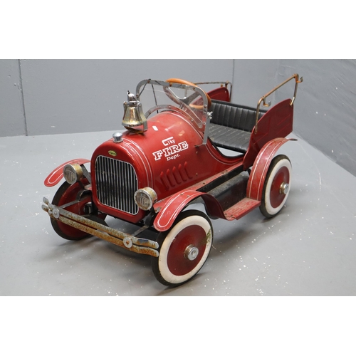 583 - A Children's City Fire Department Pedal Car, Approx 42