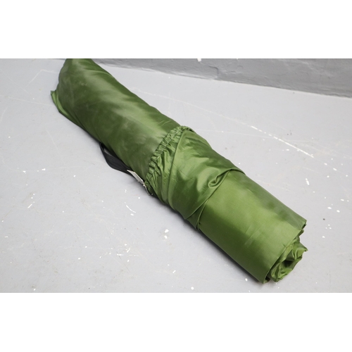 810 - Crane sports fishing shelter (240 x 120 x 120cm) and a spaceman duo bivy (both as found)