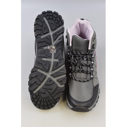 709 - Pair of Brand New F&F Lightweight Walking Boots in size 8 UK